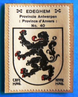 Prov. Antwerpen N040 Edeghem Edegem Timbre Vignette 1930 Café Hag Armoiries Blason écu TBE - Thee & Koffie