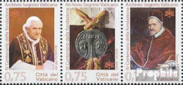 Vatikanstadt 1745-1747 Dreierstreifen (kompl.Ausg.) Postfrisch 2012 Vatikanisches Geheimarchiv - Unused Stamps