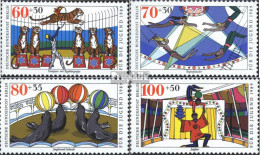 Berlin (West) 838-841 (kompl.Ausg.) Ersttagsblatt 1989 Jugend: Zirkus - 1st Day – FDC (sheets)