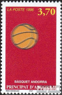 Andorra - Französische Post 489 (kompl.Ausg.) Postfrisch 1996 Basketball - Markenheftchen