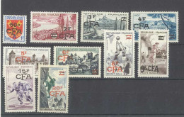 REUNION CFA - Série N° 320 à 330 Sauf 328 - Soit 10 Timbres Neufs Sans Traces De Charnières - Unused Stamps