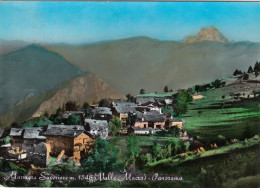 MARMORA-CUNEO-VALLE MACRA-PANORAMA-CARTOLINA VERA FOTOGRAFIA  VIAGGIATA IL 19-8-1961 - Cuneo