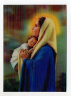 DP360/ 3 D Karte AK  Holy Mother Heilige Maria  Ca.1970 - Other & Unclassified