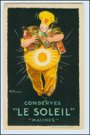 I1802/ Conserves "Le Soleil" Mailines  Litho AK Reklame Ca.1930 - Pubblicitari