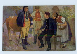 M390/ Schwäbische Volkstrachten AK Th. Lauxmann  Ca.1910 - Sonstige & Ohne Zuordnung