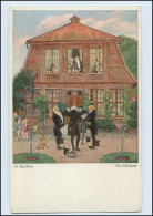 W8X22/ H. Skarbina   Das Jubelpaar, Männer Singen  Künstler Primus AK Ca.1920 - Mailick, Alfred