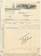 C5113/ Rechnung Aug. Chr. Steneberg  Bartrup Lippe 1937 Zigarren-Fabrik - Other & Unclassified