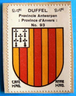 Prov. Antwerpen N093 Duffel Timbre Vignette 1930 Café Hag Armoiries Blason écu TBE - Tea & Coffee Manufacturers