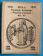 Prov. Antwerpen N097 Moll Mol Timbre Vignette 1930 Café Hag Armoiries Blason écu TBE - Tè & Caffè