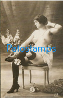 227333 REAL PHOTO COSTUMES WOMAN SENSUAL EROTIC SEMI NUDE EPOCH POSTAL POSTCARD - Photographs