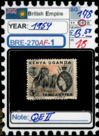 BRITISH EMPIRE#:AFRICA# K.U.T. #CROWN COLONI# QUEEN ELIZABETH II#  (BRE-270AS-1) (18) - Kenya, Ouganda & Tanganyika