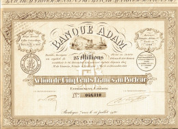 BANQUE ADAM (Boulogne) - Banca & Assicurazione