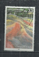 MAURITIUS 2018- CHAMAREL COLOURED EARTH - POSTALLY USED OBLITERE GESTEMPELT USADO - Mauritius (1968-...)