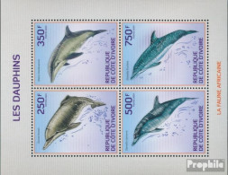 Elfenbeinküste 1574-1577A Kleinbogen (kompl.Ausg.) Postfrisch 2014 Delphine - Côte D'Ivoire (1960-...)