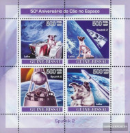 Guinea-Bissau 3683-3686 Sheetlet (complete. Issue) Unmounted Mint / Never Hinged 2007 Dog In Space / Sputnik II - Guinée-Bissau