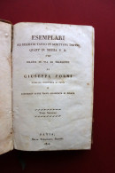 Esemplari Pei Registri In Scrittura Doppia E Mezza G. Forni Bolzani 1814 Tomo II - Non Classificati