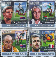 Guinea-Bissau 3673-3676 (complete. Issue) Unmounted Mint / Never Hinged 2007 Rugby-Championship 2007 - Guinée-Bissau