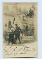 W9D13/ Häsnel Und Gretel NPG Foto AK Märchen Ca.1905 - Fiabe, Racconti Popolari & Leggende