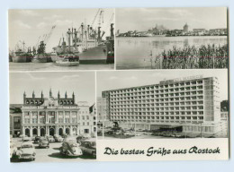 I003/ Rostock  AK Hotel Warnow, Hafen  1974 - Autres & Non Classés