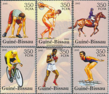 Guinea-Bissau 3121-3126 (complete. Issue) Unmounted Mint / Never Hinged 2005 Prelude To Olympics In Beijing - Guinea-Bissau