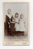 Y7011/ CDV Foto  Kinder Geschwister  Atelier Przibill, Hamburg Ca.1905 - Autres & Non Classés