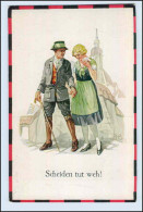 W6E84/ Scheiden Tut Weh! Künstler AK Ca.1925 - Mailick, Alfred