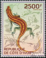 Elfenbeinküste 1533 (kompl.Ausg.) Postfrisch 2014 Reptillien - Ivory Coast (1960-...)