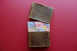 Antica Custodia Di Libro In Piena Pelle Interni In Bella Carta Varese '700 - Other & Unclassified