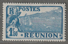 REUNION - N°117 ** (1928-30) 1fr50 Bleu Et Outremer - Nuovi