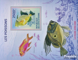 Elfenbeinküste Block190A (kompl.Ausg.) Postfrisch 2014 Fische - Côte D'Ivoire (1960-...)