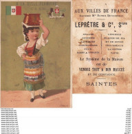 CHROMOS. A La BELLE FERMIERE, L DAVID Fils(Caen).  Costume D'Italie. ...Z842 - Sonstige & Ohne Zuordnung