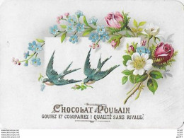 CHROMOS. Chocolat POULAIN (Blois)  Hirondelles Et Fleurs...S3834 - Poulain