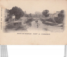CPA (40) MONT-DE-MARSAN.  Pont Du Commerce, Chevaux Dans La Rivière   D036 - Mont De Marsan