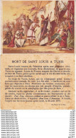 CPA  CHROMOS. HISTOIRES. Mort De SAINT LOUIS à Tunis. ..Z210 - Otros & Sin Clasificación