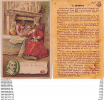 CPA CHROMOS. Histoire. Richelieu.  Le Plan Du Siège De La Rochelle. ...Z171 - Autres & Non Classés