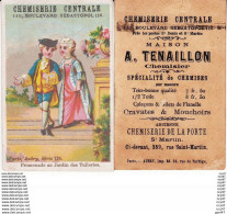 CPA CHROMOS. Chemiserie Centrale. A. TENAILLON. Paris. Promenade Au Jardin Des Tuileries. ...Z193 - Autres & Non Classés