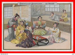 CHROMOS. Chocolat BESNIER (Le Mans)  Japon, La Pose Du Thé ...S4214 - Other & Unclassified