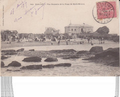 CPA  (29)  ROSCOFF.  Vue Générale De La Plage De Roch-Kroum, Animé ...T705 - Roscoff