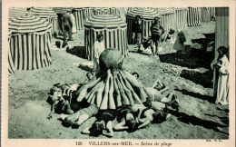 N°311 W -cpa Villers Sur Mer -scène De Plage- - Villers Sur Mer