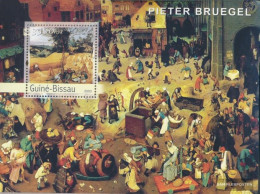 Guinea-Bissau Miniature Sheet 438 (complete. Issue) Unmounted Mint / Never Hinged 2003 Paintings Of Bruegel - Guinée-Bissau