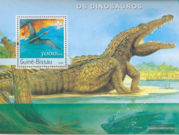 Guinea-Bissau Miniature Sheet 431 (complete. Issue) Unmounted Mint / Never Hinged 2003 Dinosaurs - Guinée-Bissau