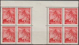 060/ Pof. 22, Big Border Interarch, From Print Plate 3+4 - Unused Stamps