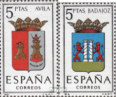 Spanien 1321,1326 (kompl.Ausg.) Postfrisch 1962 Wappen - Nuevos