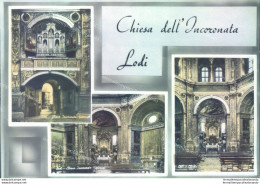 N574 Cartolina Lodi  Citta' Chiesa Dell'incoronata - Lodi
