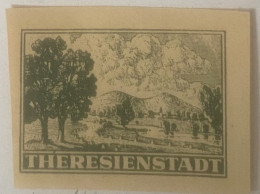 Bohmen Und Mahren, Theresienstadt/Terezin Imperf Stamp -- Interesting - Storia Postale