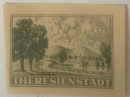 Bohmen Und Mahren, Theresienstadt/Terezin Imperf Stamp -- Interesting - Lettres & Documents