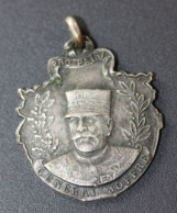 WW1 Beau Pendentif - Journée De Poilu "Général Joffre / Canon De 75 / 1914-1915" WWI - 1914-18