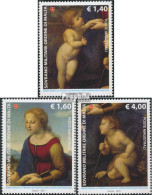 Malteserorden (SMOM) 1172-1174 (kompl.Ausg.) Postfrisch 2011 Raffael: Madonna Mit Kind Und Johan - Malta (...-1964)