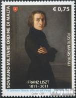 Malteserorden (SMOM) 1171 (kompl.Ausg.) Postfrisch 2011 Franz Liszt - Malta (...-1964)