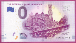 0-Euro ZEAX 2019-1  THE BEERWALL @ 2BE IN BRUGES - Prove Private